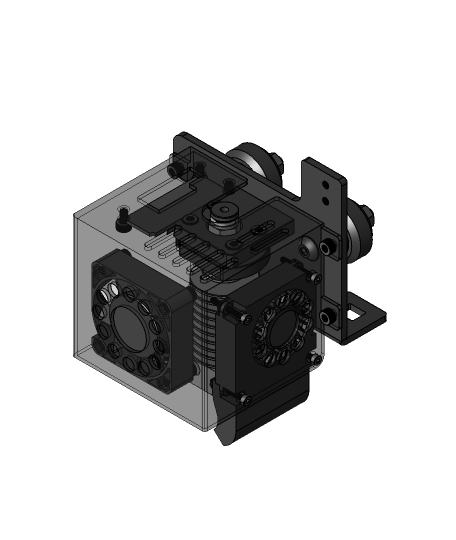 anycubic Quíron 3d impressora Hotend montar modelo 3D print model - Mito3D