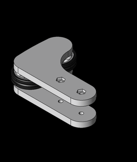 anycubic Kobra max Filament Führungsschritt 3d print model - Mito3D