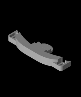 anycubic kossel bed mount v45stl 3d print model - Mito3D