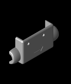 anycubic mega pro filamento sensor adattatore 3d print model - Mito3D