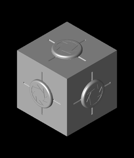 abertura Ciencias ponderado almacenamiento cubo pa 3d print model - Mito3D