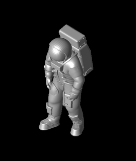 apolo astronauta suporte livre remixar 3d modelo 3d print model - Mito3D