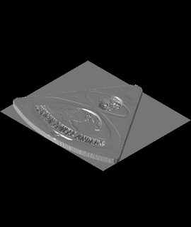 apolo viii missão fragmento 3d print model - Mito3D
