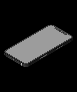 Pomme iphone 12 pro rouge gorge 3d print model - Mito3D