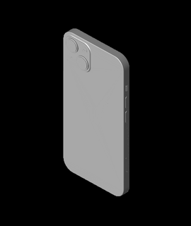 elma iphone 14 kopya model şablon cihazlar 3d print model - Mito3D