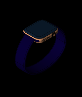 Applewatch dizi 6 3d model michal boş zaman teşekkürler 3d print model - Mito3D