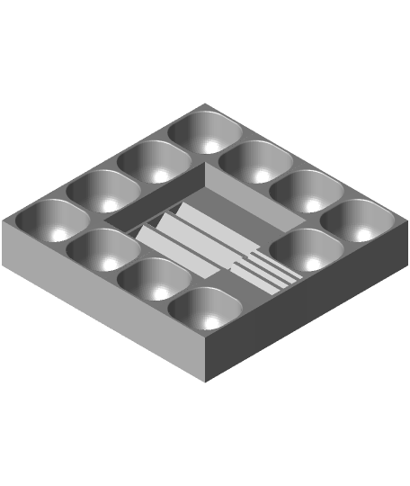 Architekten Westen Königreich einfügen Base 3D print model - Mito3D