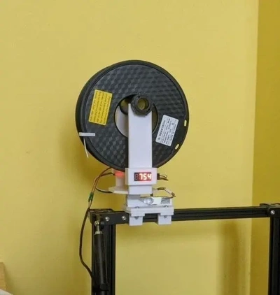 arduino based spool holder weight sensor free 3d print - by agasabasement on thangs 3d print model - Mito3D