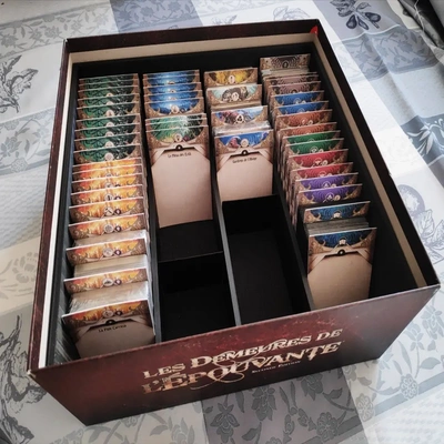 arkham horror lcg storage box organizer mansions of madness perfect size sleeves - 3d by fujisama on thangs 3d print model - Mito3D