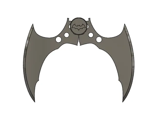 arkham şövalye batarang 3d by reprops03 teşekkürler 3d print model - Mito3D