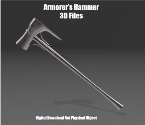 armorer hammer - 3d by reprops2003 on thangs 3d print model - Mito3D