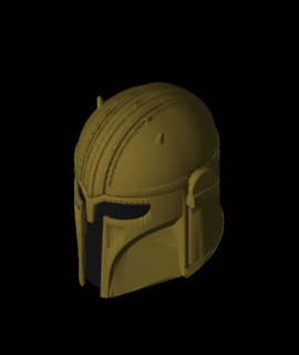 armorer helmet reprops03 3d print model - Mito3D