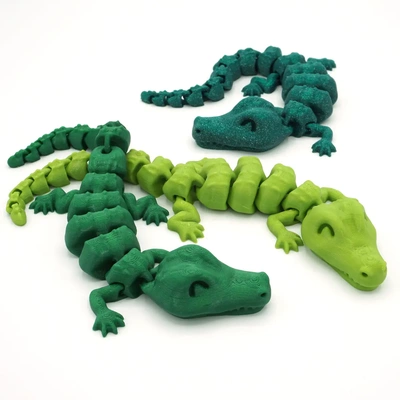 articulated alligator - 3d by mcgybeer on thangs 3d print model - Mito3D