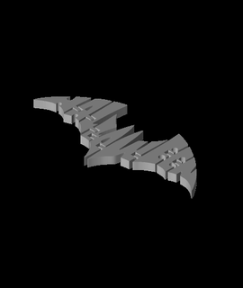 articulated batman halloween ajsbhogal 3d print model - Mito3D