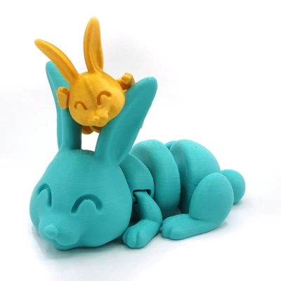 articulated bunny - 3d by mcgybeer on thangs 3d print model - Mito3D
