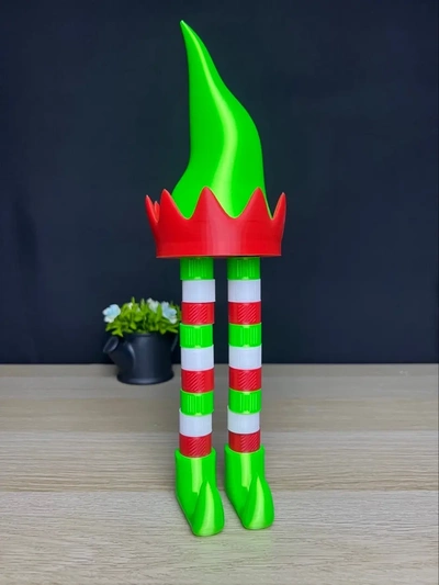 mafsallı uzun bacaklı elf 3d by baskıya basın teşekkürler 3d print model - Mito3D