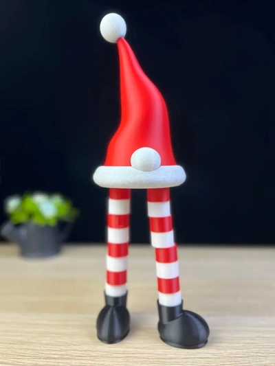 articulé longue pattes gnome 3d by impression presse l'eau 3d print model - Mito3D
