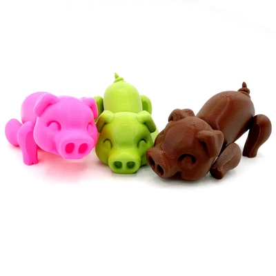 articulated piggy - 3d by mcgybeer on thangs 3d print model - Mito3D