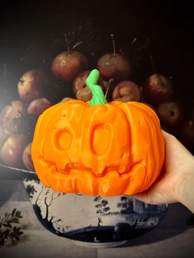 articulated pumpkin bucket - 3d by holoprops on thangs 3d print model - Mito3D