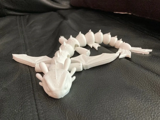 articulé édenté to train dragon 3d by pousser 3d print model - Mito3D