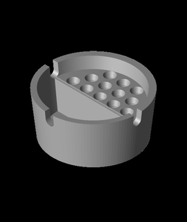 ashtray yoovee 3d print model - Mito3D
