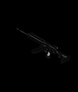 assalto rifle intrometido Koch hk416 3d modelo 3d print model - Mito3D