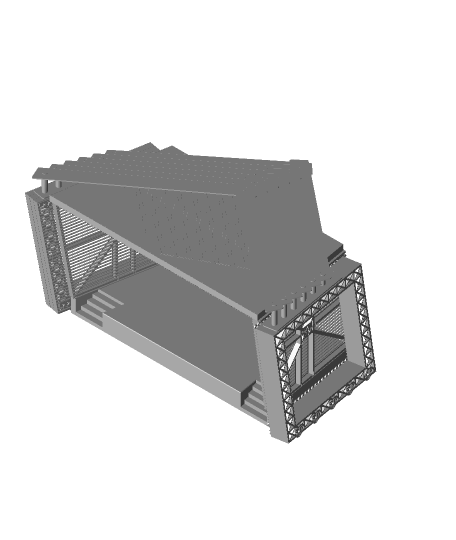 assembled pavilion v13stl 3d model thangs 3D print model - Mito3D