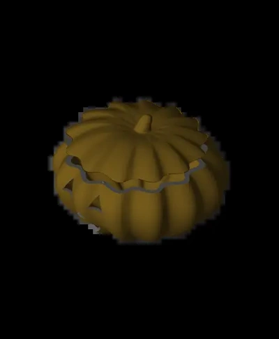 astonished pumpkin - 3d by 3dmodelmaker on thangs 3d print model - Mito3D