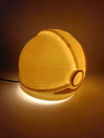 astronaut lamp - 3d by ri0m0 on thangs space 3d print model - Mito3D