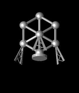Atomium Brüssel tobiasreckinger 3d print model - Mito3D