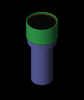 awg1x1pistontop bates4613 3d print model - Mito3D