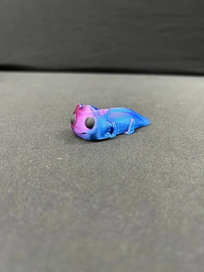 aksolotl chibi 3d by inşa edilmiş bot teşekkürler 3d print model - Mito3D