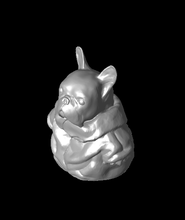 baby french - grogu bulldog mash 3d model thangs 3d print model - Mito3D