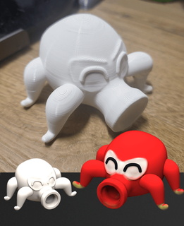baby octorok support-easy print - oddity 3d print model - Mito3D