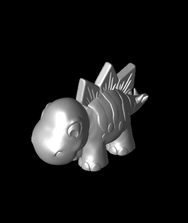 baby stego 3d model thangs 3d print model - Mito3D
