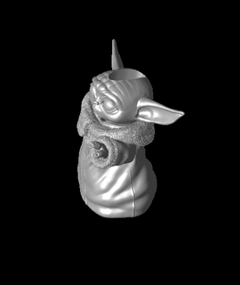bébé yoda bic copain effrayédemu 3d print model - Mito3D
