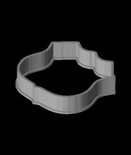 badge cookie cutter 3d model jrhweb thangs 3d print model - Mito3D