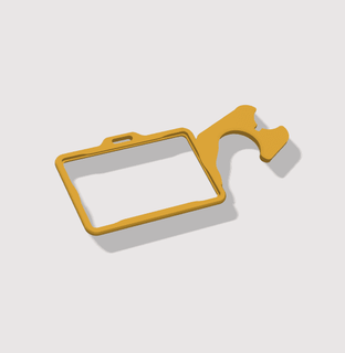 badge holder door opener - theethetree 3d print model - Mito3D