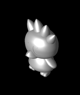 badtz maru batsu 3d modelo 3d print model - Mito3D