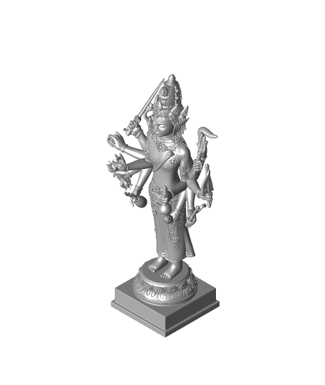 balinesa shiva veerabhadra patreon 3D print model - Mito3D