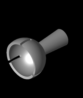 pelota articulación chasquido 121 3d print model - Mito3D