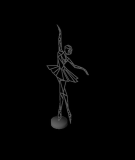 Ballerina v53mf abdel kurdi 3d print model - Mito3D