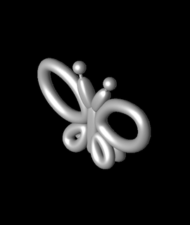 balloon butterfly thecraftymaker 3d print model - Mito3D