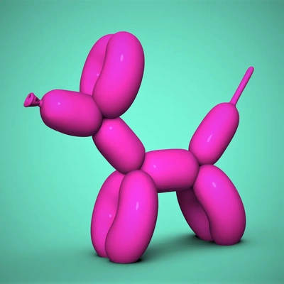balão cão 3d by chelscct chelseycriacoisas on cachorro animal arte diversão impressão crianças palhaço 3d print model - Mito3D