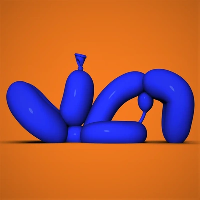 balloon doggy yoga -bridge pose - 3d by chelscct chelseycreatesthings on thangs 3d print model - Mito3D