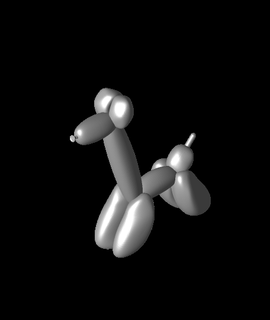 balloon giraffe thecraftymaker 3d print model - Mito3D