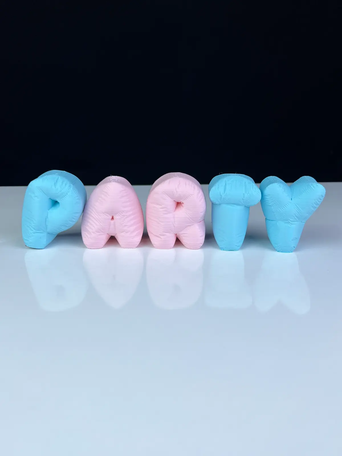 balloon letters numbers - 3d by pressprint on thangs party birthday 3D print model - Mito3D