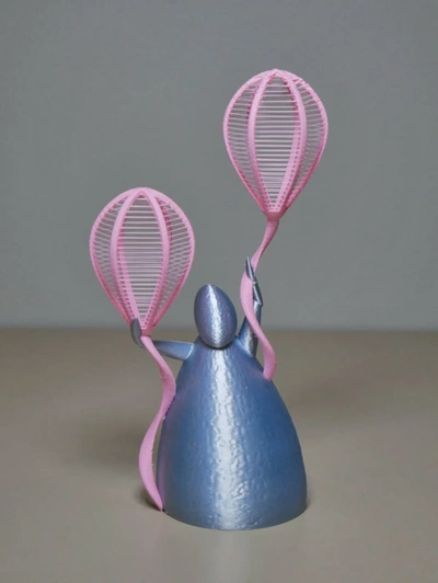 balonlar renk dosyalar 3d by baskı tavşanı teşekkürler mms ams renkli sanat dizi 3dprintbunny 3d print model - Mito3D