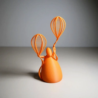 balonlar sanat eseri 3d by baskı tavşanı teşekkürler dizi teller 3dprintbunny hobiler boş zaman özel durumlar alışveriş hediyeler etkinlik öğeler 3d print model - Mito3D