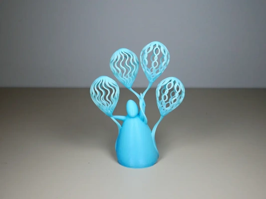ballons résine imprimantes 3d by printbunny art ouvrages d'art 3dprintbunny 3d print model - Mito3D